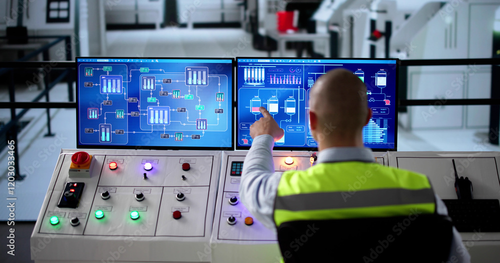 Poster Engineer Operators Using Scada System