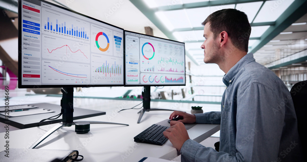 Poster Data Analyst Using Data Analytics KPI