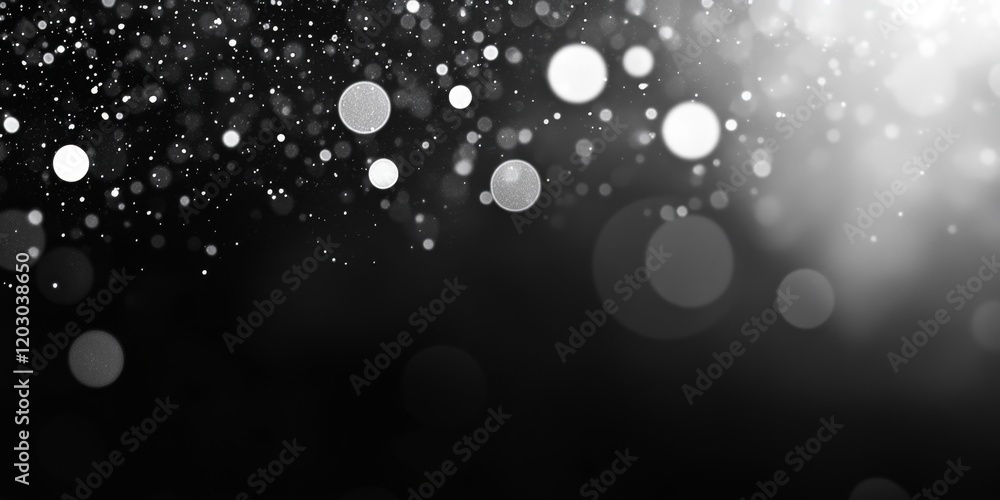 Fototapete elegant white and black bokeh background creates a stunning visual effect, perfect for enhancing you