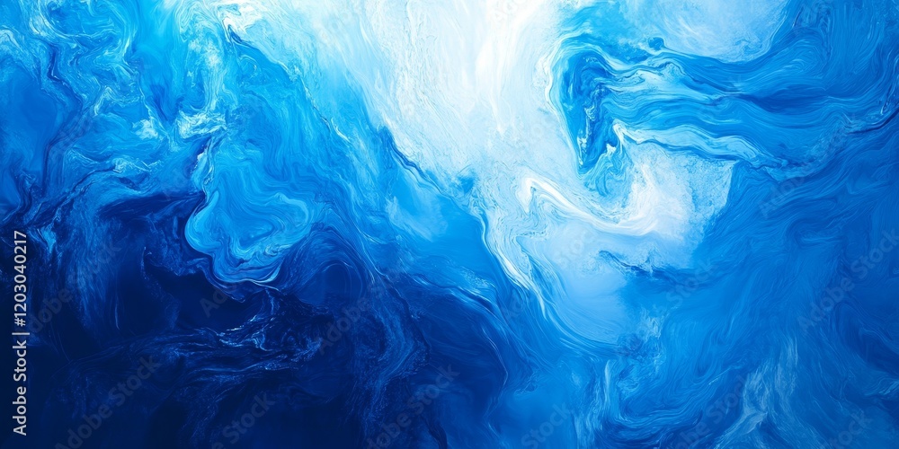 Poster vibrant blue abstract backgrounds create a stunning visual experience, perfect for various design pr