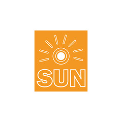 Fototapeta premium Sun Logo Design for Corporate Branding