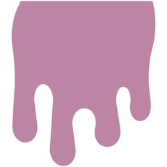 Melted drip paint vector