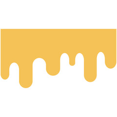 Melted drip paint vector