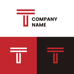 Versatile T-Shaped Logo Template for Businesses
