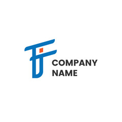 Innovative Fi Letter Logo Design Template