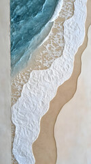 Ocean Waves Abstract Painting