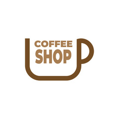 Stylish Cup Logo for Modern Beverage Brands