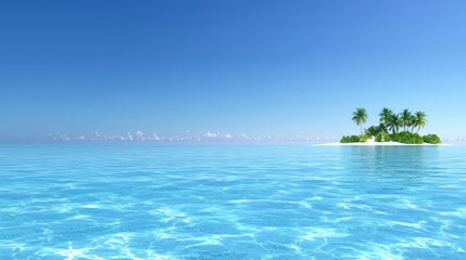 Fototapeta premium Tranquil Tropical Island Getaway