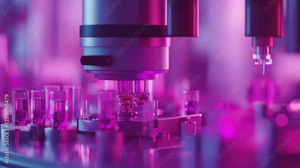 Poster Automated Laboratory Equipment Testing Samples