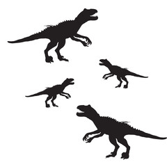 Dinosaur Silhouette, Dinosaur Vector Silhouette, Dinosaur cartoon Silhouette, Dinosaur illustration, Dinosaur icon Silhouette, Dinosaur Silhouette illustration