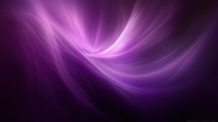 A vibrant purple background with smooth, flowing curves in dark violet hues blending with lighter lavender tones. The texture is soft and fluid, creating a calming effect