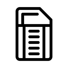 eraser line icon
