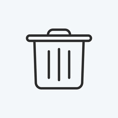 Icon Reduces Waste. suitable for education symbol. line style. simple design editable