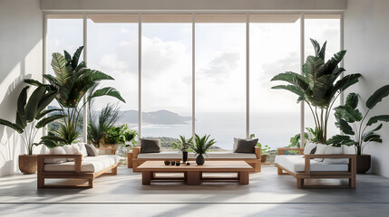 Fototapeta premium Clean, minimalist design with plenty of natural light.