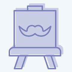 Fototapeta premium Icon Circular. related to Hobbies symbol. two tone style. design editable