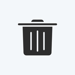 Icon Reduces Waste. suitable for education symbol. glyph style. simple design editable