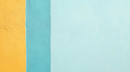 Fototapeta premium Vibrant Color Block Wall Design