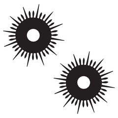 Sun Silhouette, Sun Vector Silhouette, Sun cartoon Silhouette, Sun illustration, Sun icon Silhouette, Sun Silhouette illustration