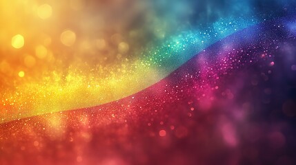 Abstract Colorful Glitter Background with Shimmering Lights