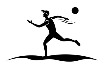 player silhouette vector