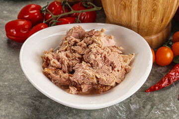 Canned tuna fish for salad