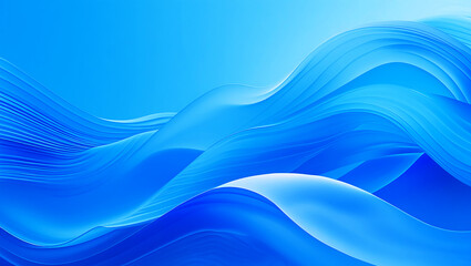 Fototapeta premium Abstract waves, flowing curves, smooth gradients, Soothing color palette background