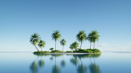 Obraz premium Tranquil Tropical Island