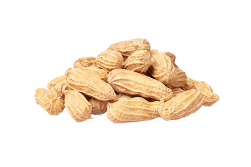 peanuts isolated on white