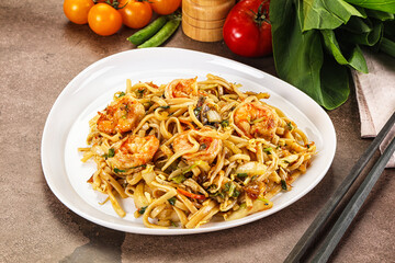 Pad Thai - noodles with prawn