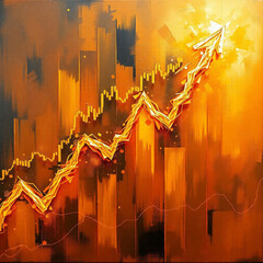 Pile of coins with a growing plant on top symbolizing financial growth isolated on transparent background
