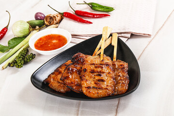 Thai Street foof pork satay