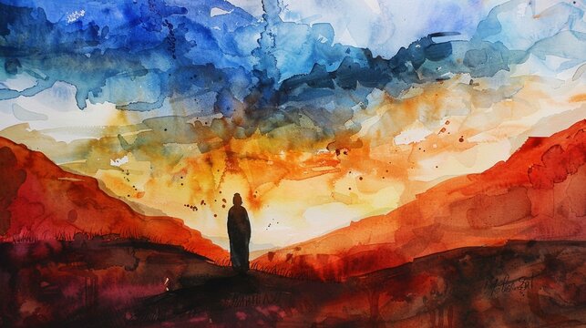 Jesus temptation in the wilderness a stark