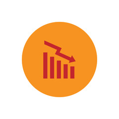 Modern Stock Market Graphic Icon Set