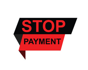 Stop permeant, Label, Button Template. Vector,  Stock,  Illustration ,