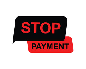 Stop permeant, Label, Button Template. Vector,  Stock,  Illustration ,