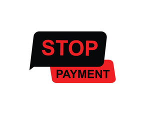 Stop permeant, Label, Button Template. Vector,  Stock,  Illustration ,