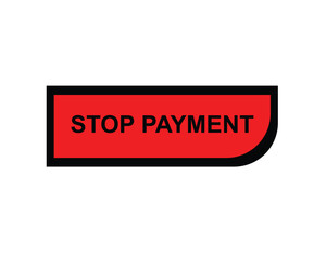Stop permeant, Label, Button Template. Vector,  Stock,  Illustration ,