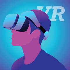 Advanced Virtual Reality Headset Technology Experience