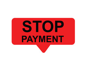 Stop permeant, Label, Button Template. Vector,  Stock,  Illustration ,