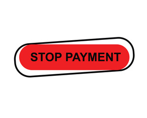 Stop permeant, Label, Button Template. Vector,  Stock,  Illustration ,