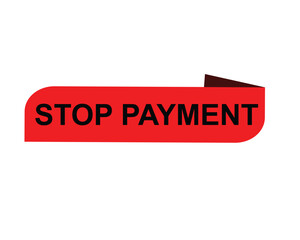 Stop permeant, Label, Button Template. Vector,  Stock,  Illustration ,