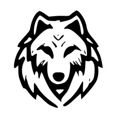 Symbol of Untamed Majesty The Artistic Representation of a Wolf Icon, Featuring Bold Creativity and Minimalist Design to Reflect the Mystery, Strength, and Fierce Elegance of the Wild