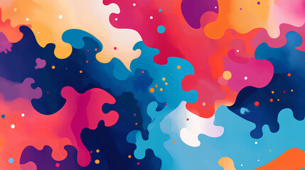 Obraz premium Puzzle wallpaper, background 