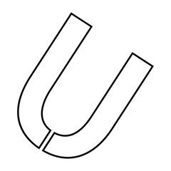 Attraction, magnet icon