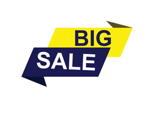 big sale sticker. big sale square isolated sign.