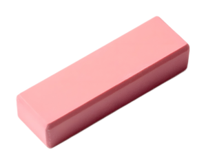 Eraser on a transparent background. isolated background.