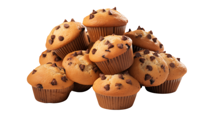 Delicious Chocolate Chip Muffins Tasty Bakery Treats Sweet Food Photography