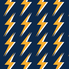 Lightning bolts Seamless Pattern. texture repeating background