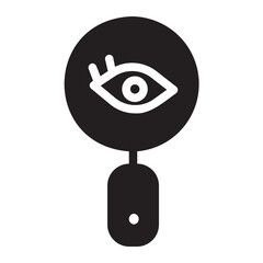 Investigation glyph icon