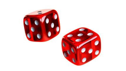 Red Dice Game Gambling Casino Luck Chance Fortune Risk Throw Gamble Vegas